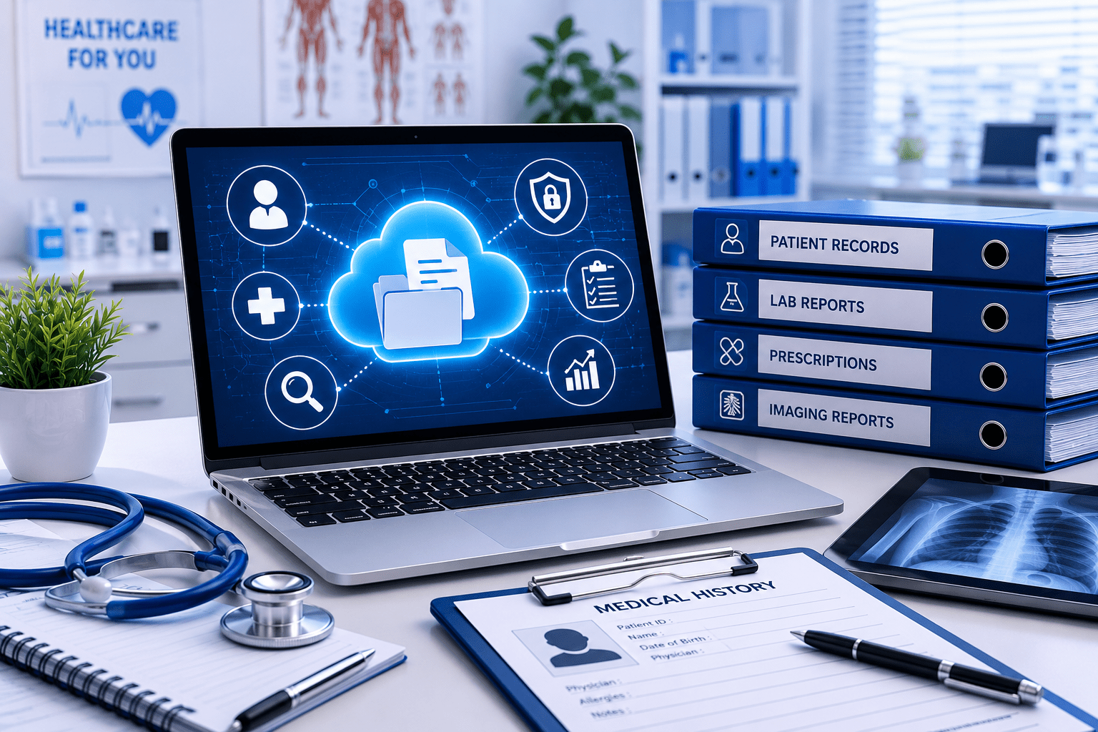 document management system for healthcare industry