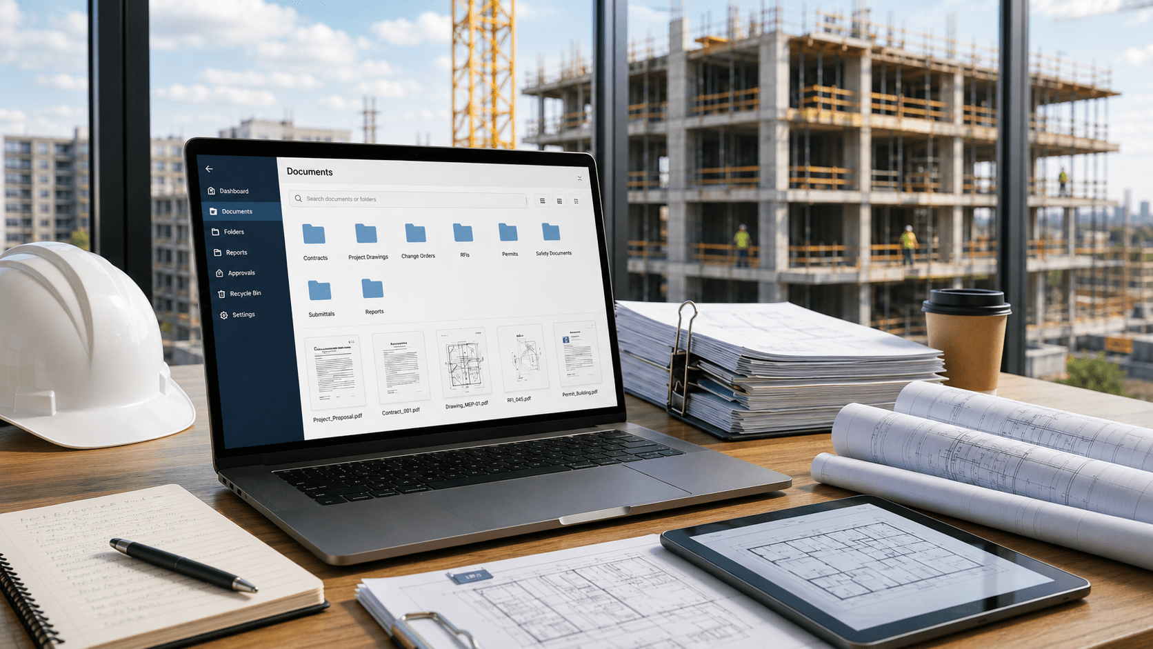 Construction document software