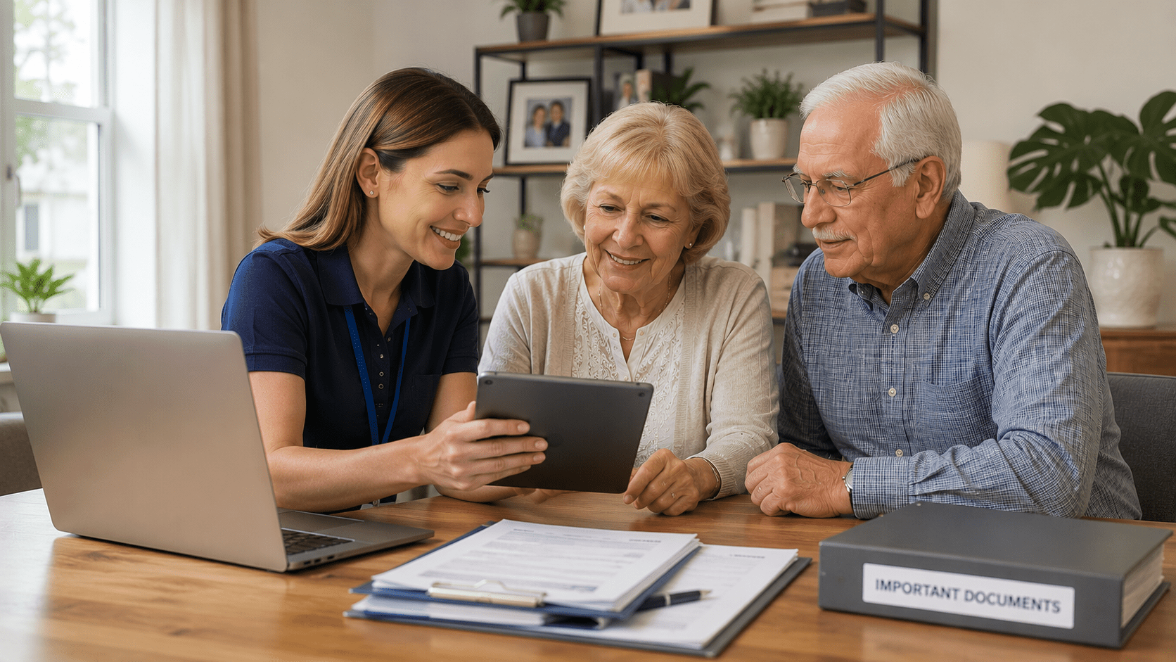 Senior citizen digital document management