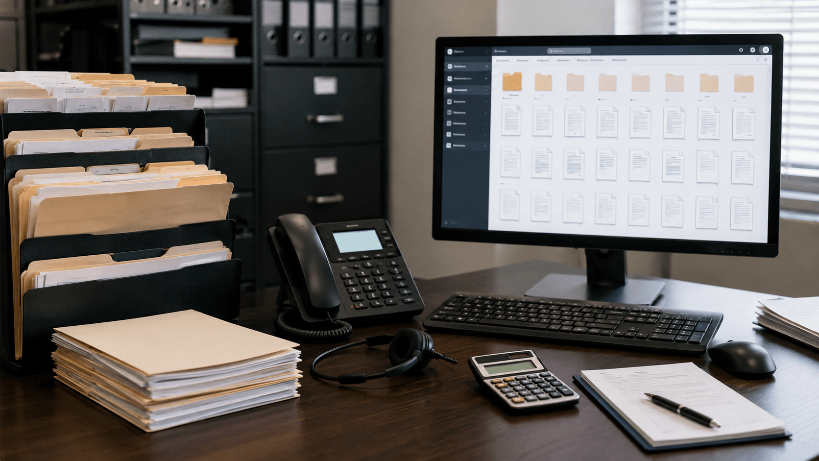 Collection firm document software