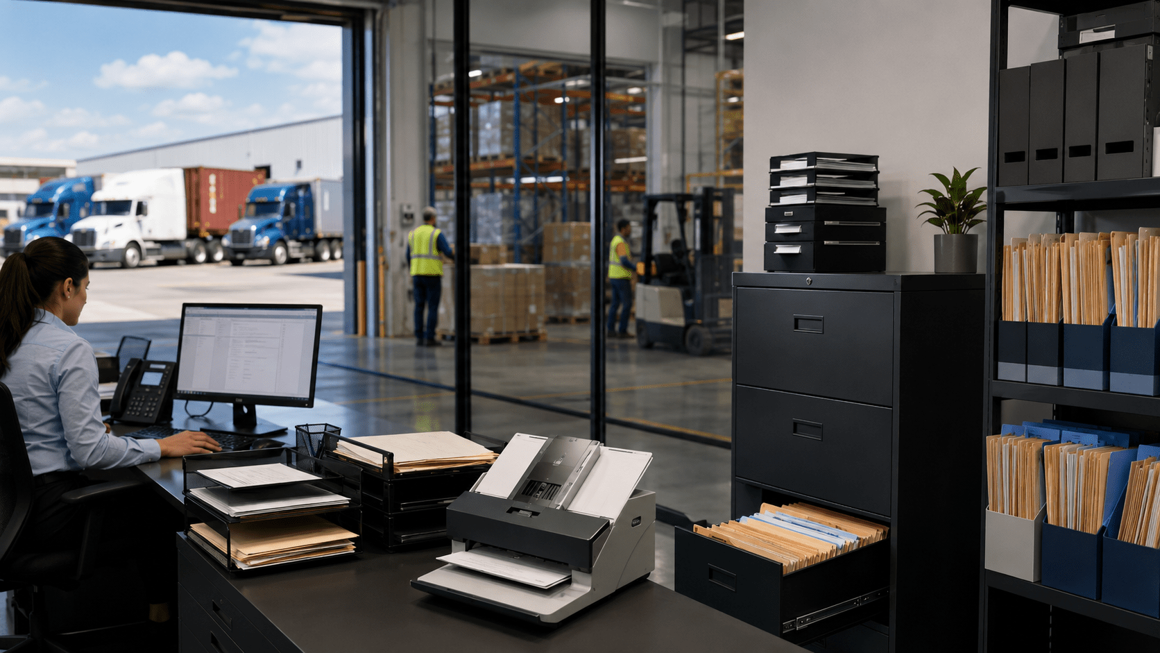Transportation document storage