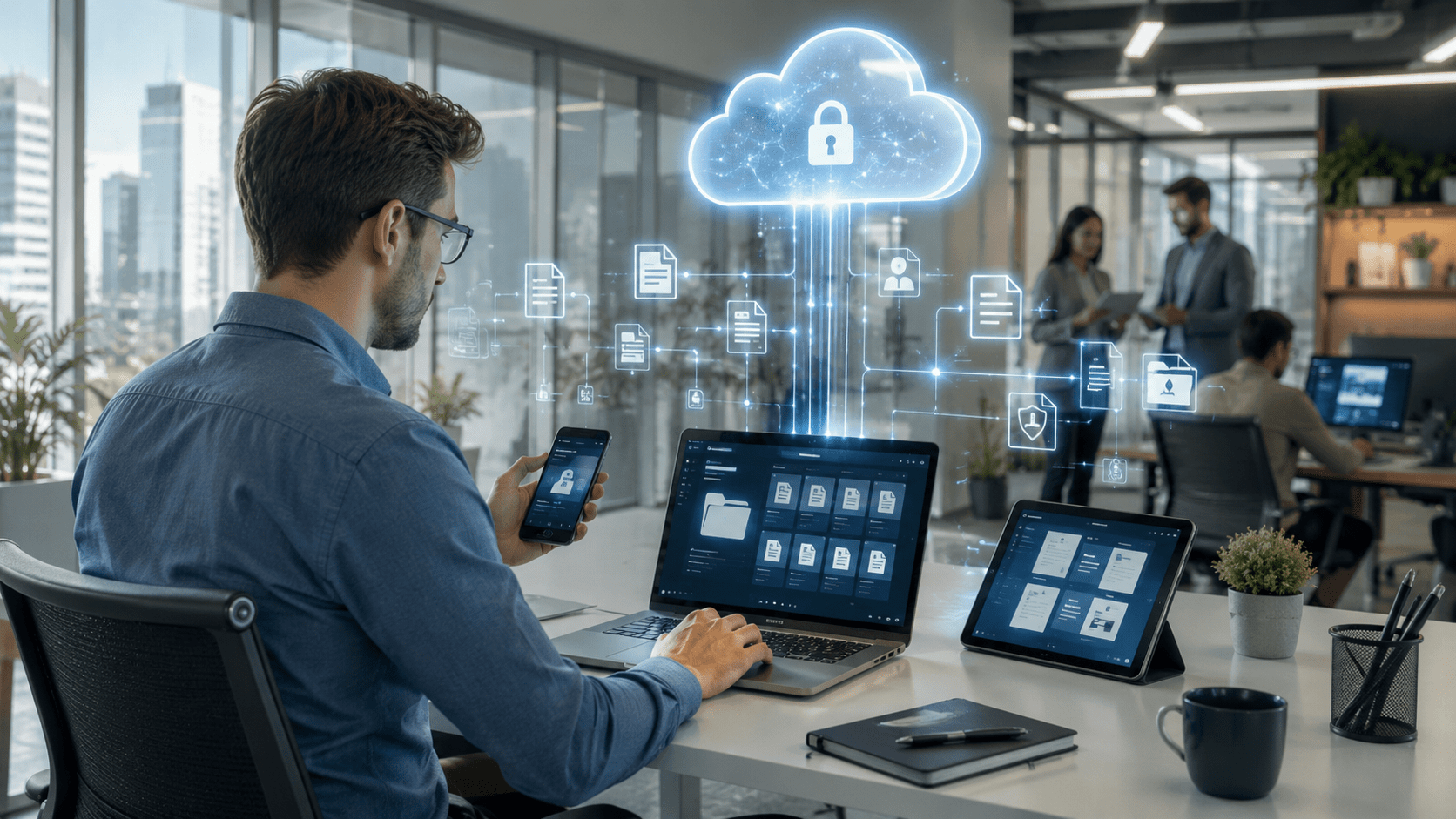 Business files move to cloud