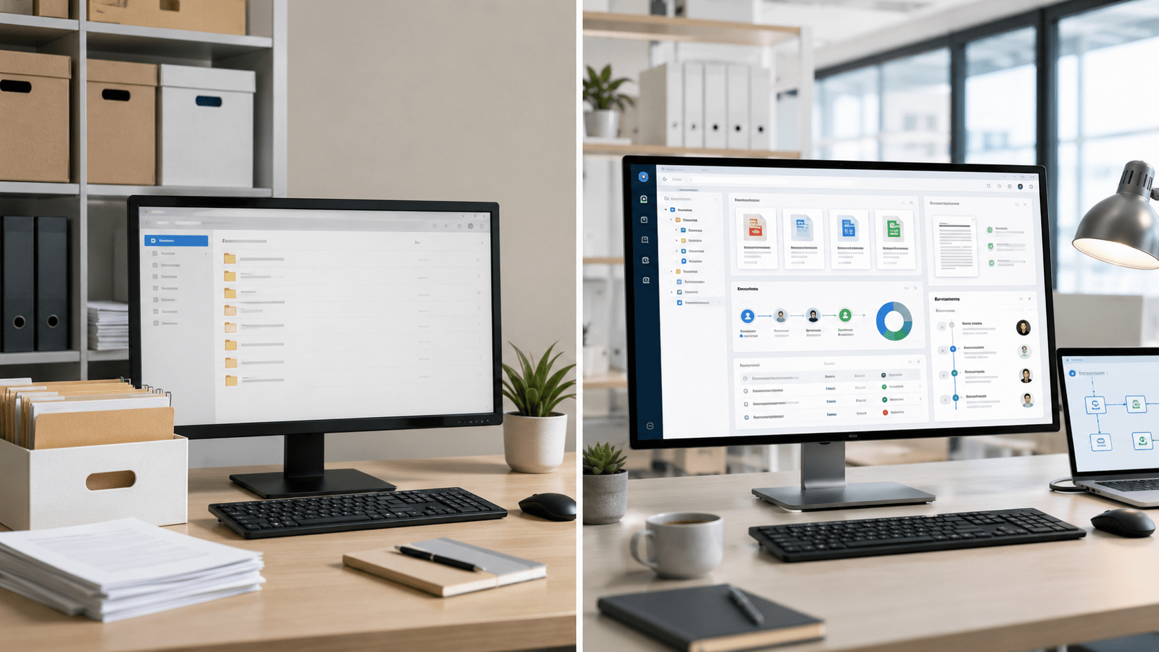 Document storage and management compared