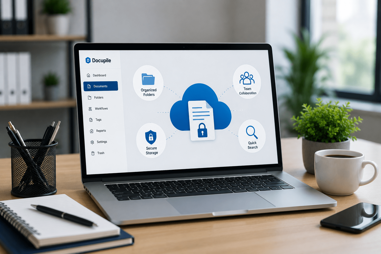 Cloud document management for accounting firms