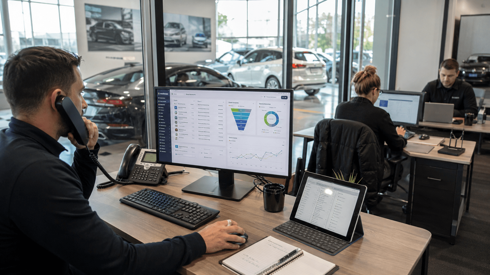 Dealer tracks auto leads