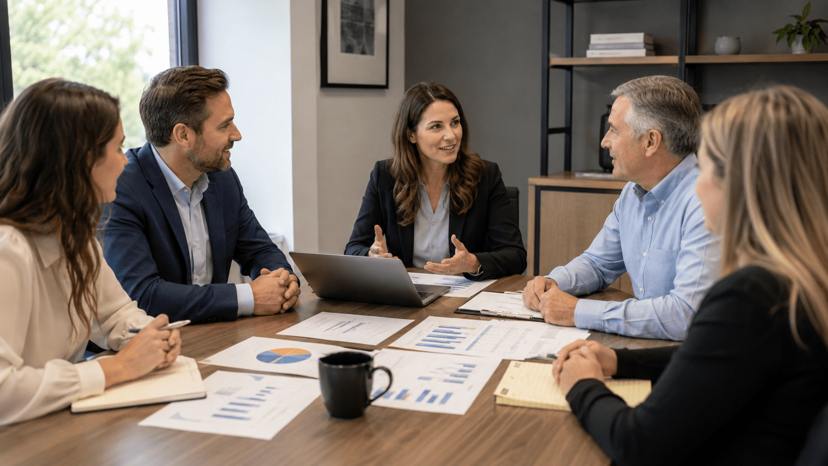 Accountants discuss client goals