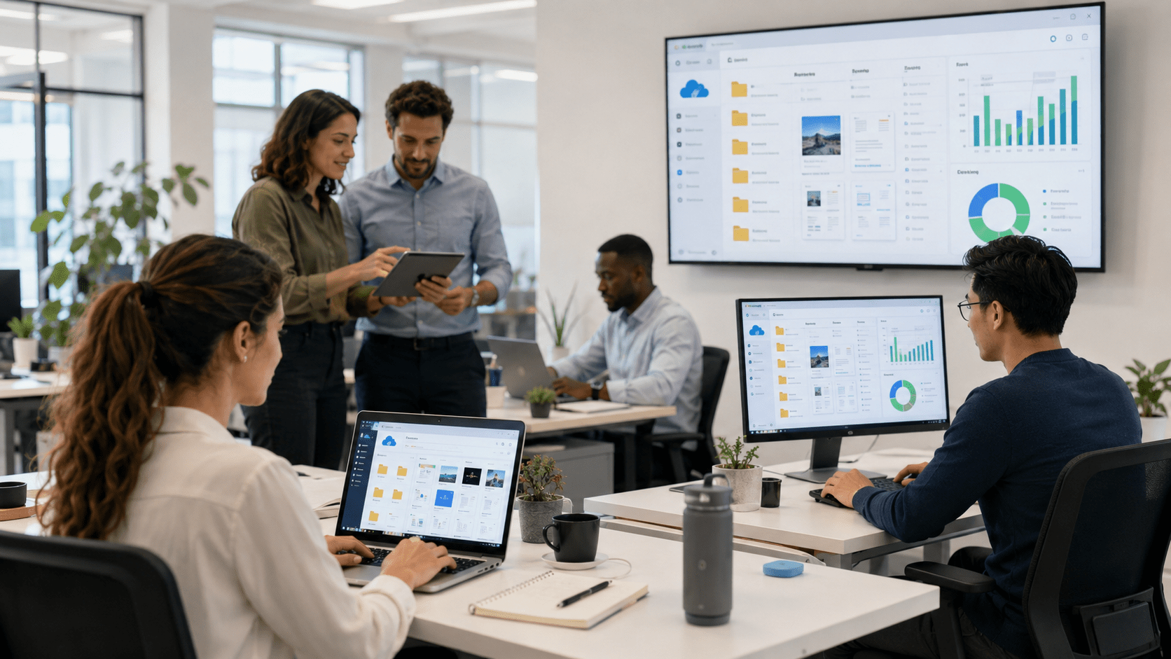 Team uses cloud storage
