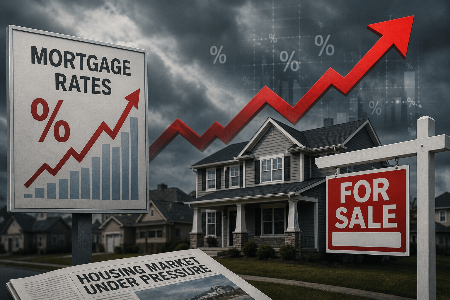 Rising rates affecting housing market