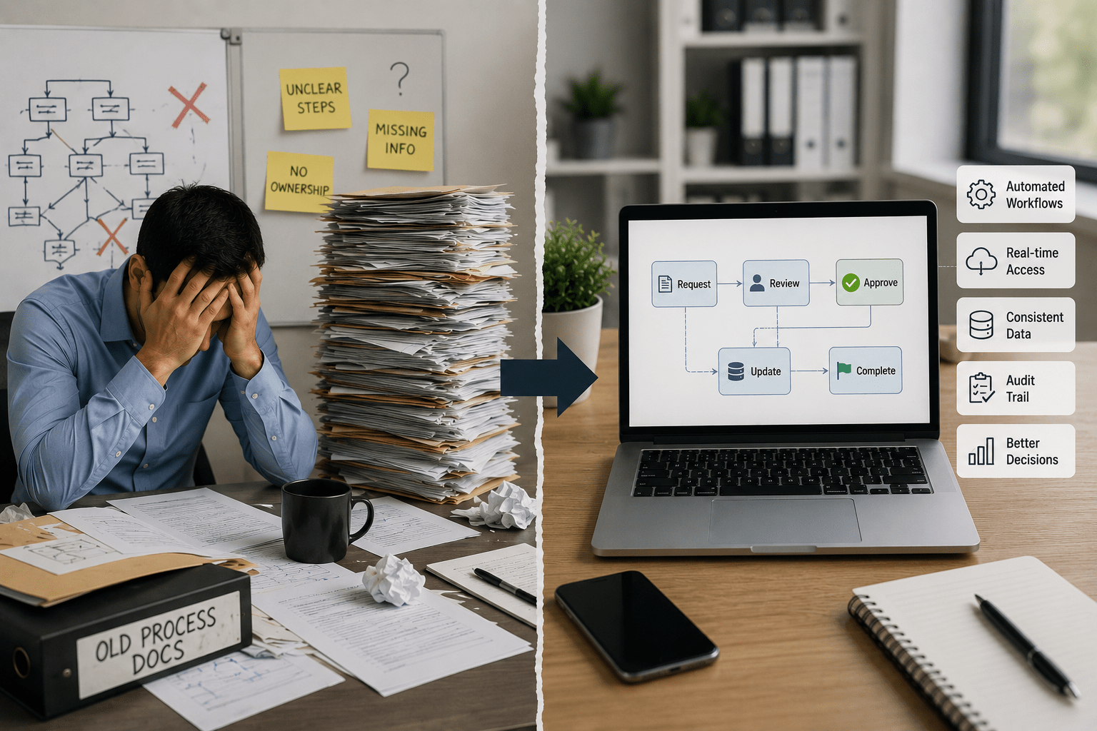 Poor documentation and digital workflows