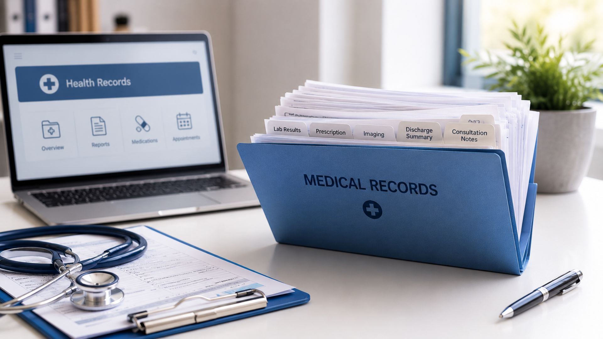 Organized medical records for patient care