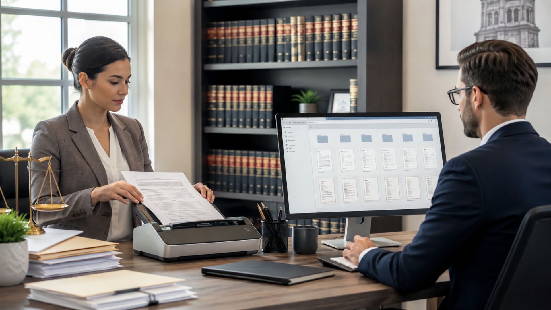 Law firm digitizing legal documents