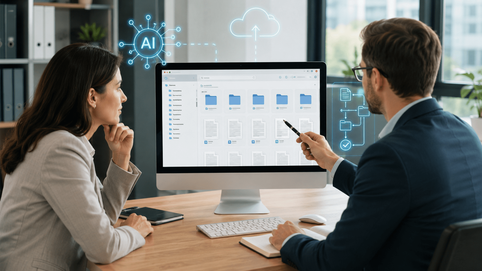 AI-powered digital document management workflow