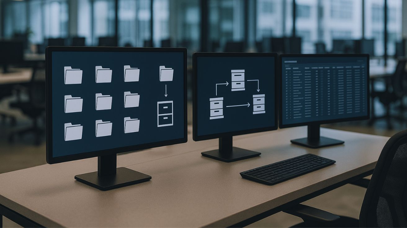 Electronic records management software