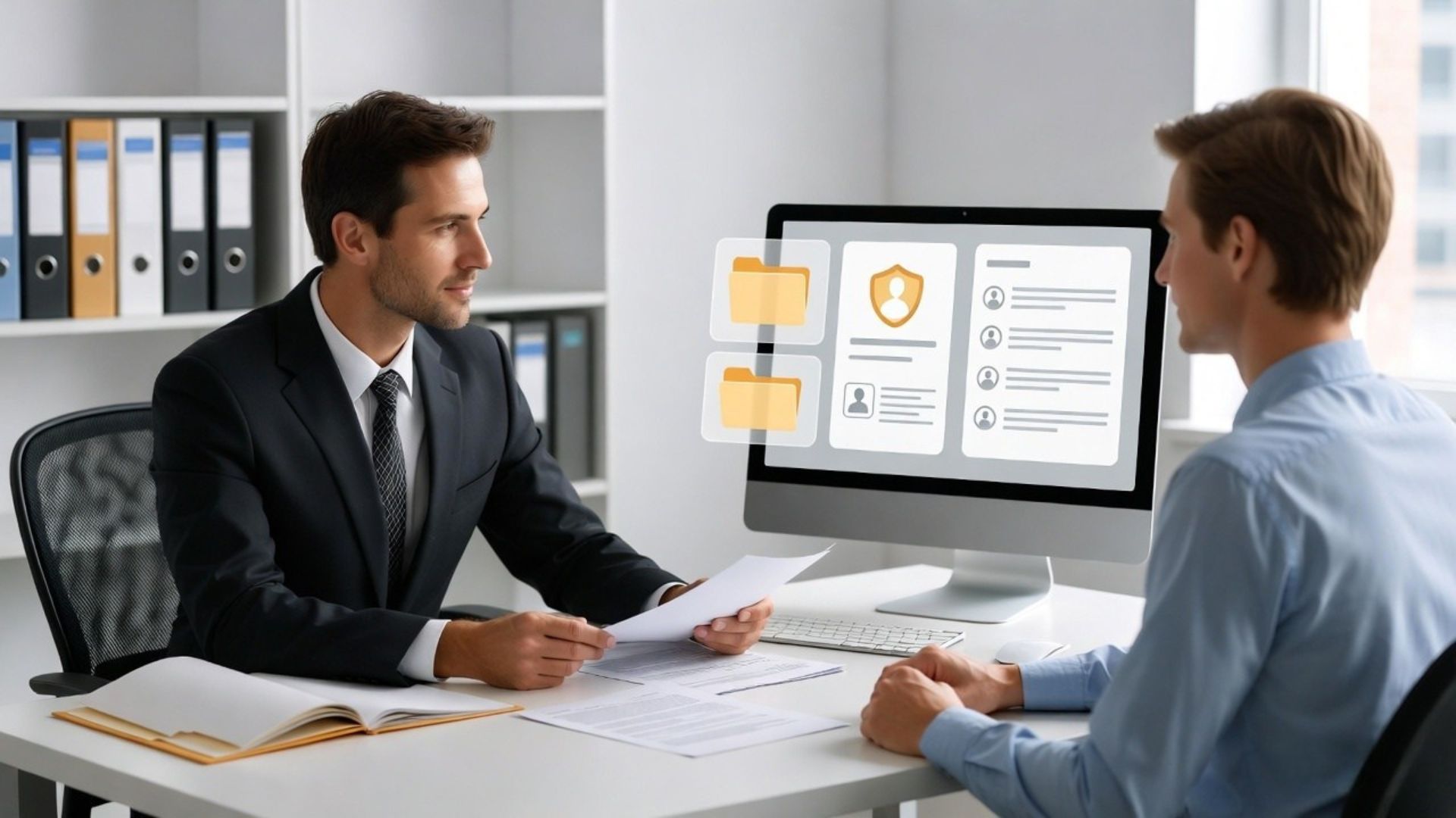 Electronic document management system for insurance and agencies