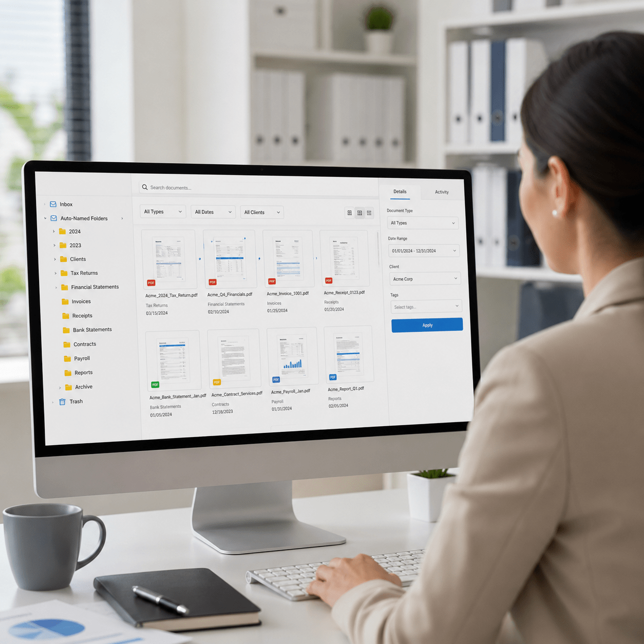 Accounting Document Organization Accounting Document Management