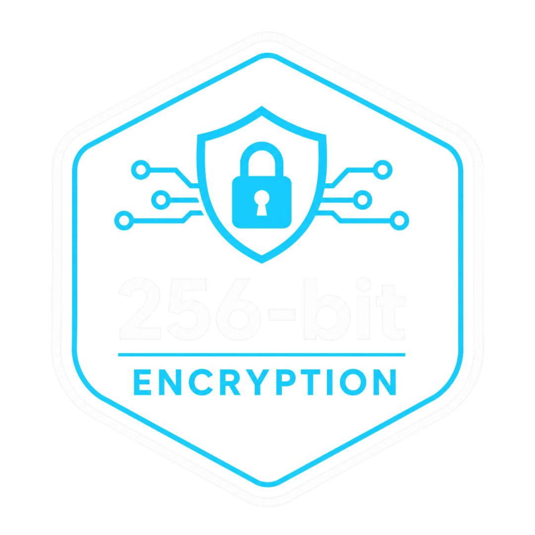 Secure document management software with 256-bit encryption.