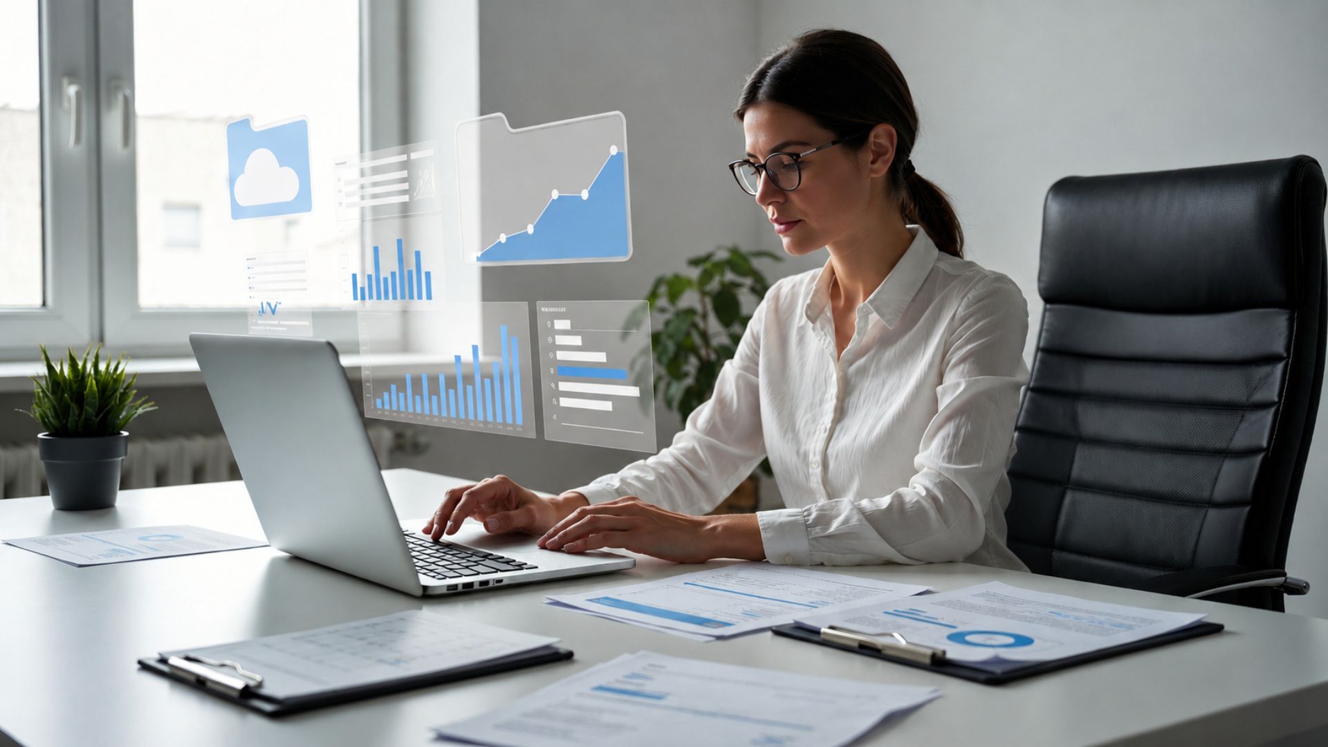 Financial advisor saves time