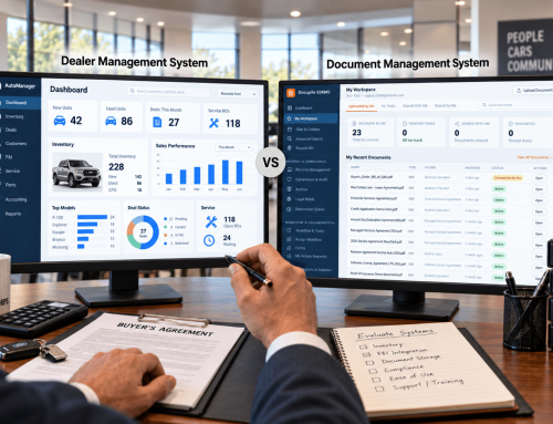 Document Management System vs Dealer Management System: Why Your Dealership Might Need Both